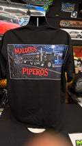 Malditos Piperos Midnight Hauler Tee💀♦️