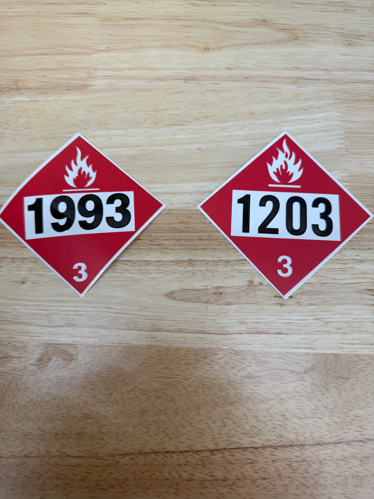 1203 ♦️EMBOSSED STICKER -3 PACK