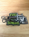 Fuel Slingers White Semi Keychain