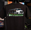 FUEL SLINGERS TRUCKER SHIRT WHITE SEMI